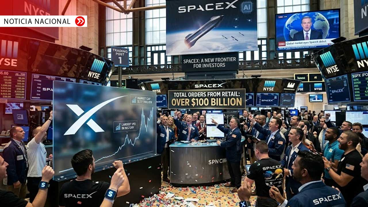 Salida a bolsa de SpaceX rompe récord histórico con USD 75.000 millones ...